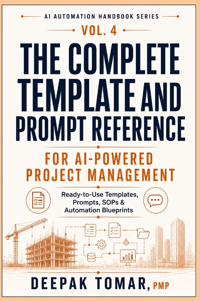The Complete Template and Prompt Reference for AI-Powered Project Management cover