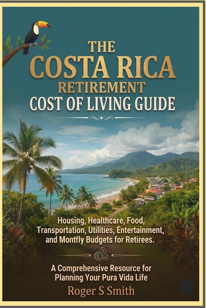 The Costa Rica Retirement Cost of Living Guide: Housing, Healthcare, Food, Transportation, Utilities, Entertainment, and Monthly Budgets for Retirees cover
