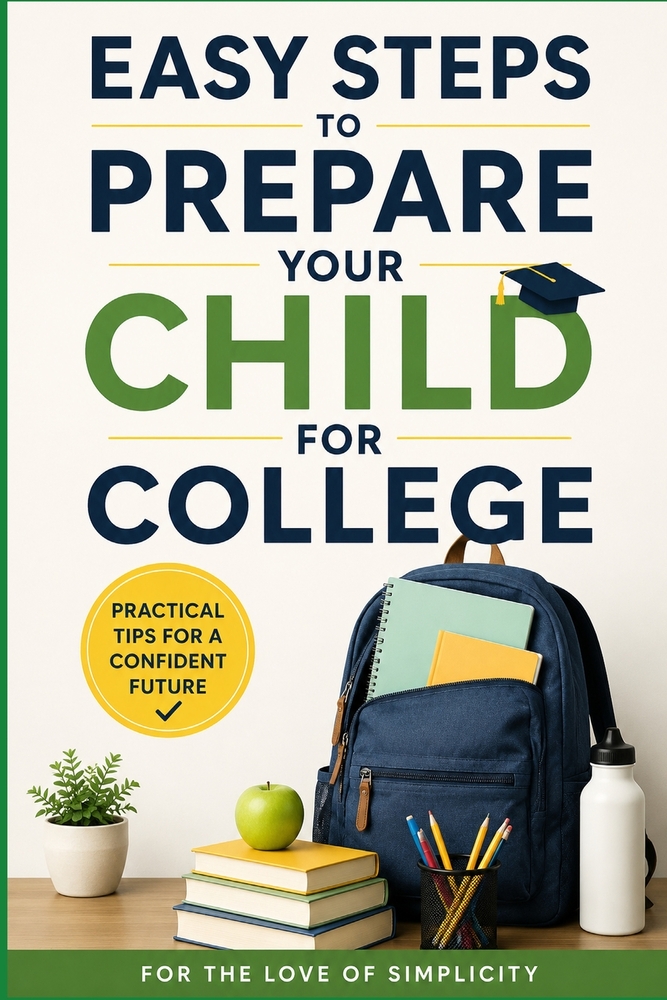 Easy Steps to Prepare Your Child for College: A Simple Parent's Guide to Academic, Financial, and Life Readiness cover