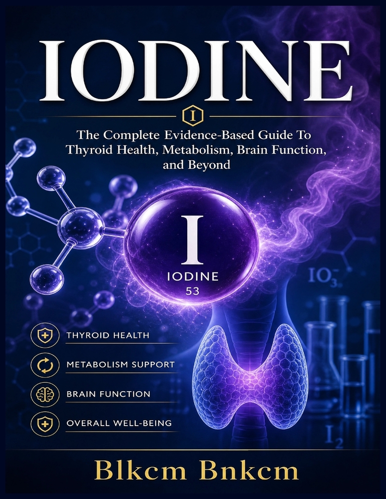 Iodine: The Complete Evidence-Based Guide: To Thyroid Health, Metabolism, Brain Function, and Beyond cover