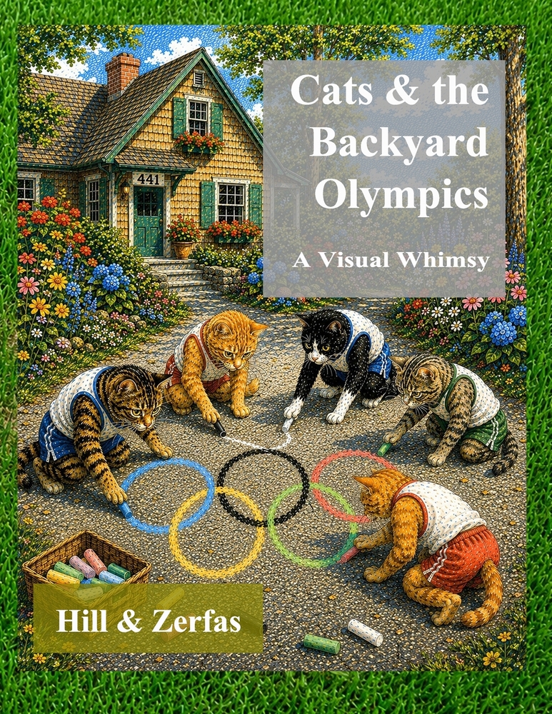 Cats and the Backyard Olympics: A Visual Whimsy cover