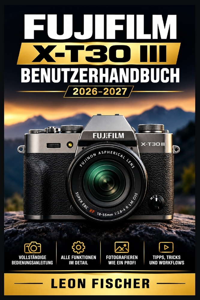 Fujifilm X-T30 III Benutzerhandbuch 2026-2027: Das vollständige Handbuch für Einsteiger und Fortgeschrittene Schritt-für-Schritt-Anleitungen - Filmsim cover