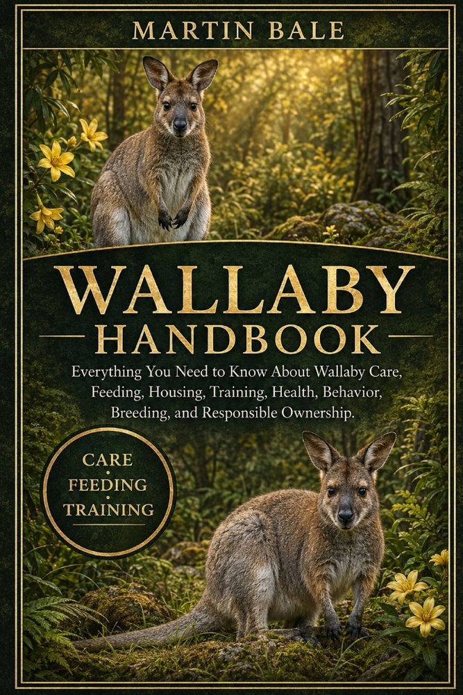 Wallaby Handbook: Everything You Need to Know About Wallaby Care, Feeding, Housing, Training, Health, Behavior, Breeding, and Responsible Ownership. cover