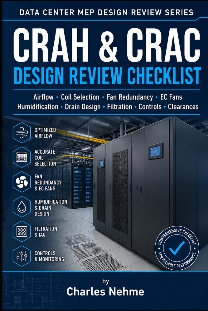 Data Center Mep Design Review Series Crah & Crac Design Review Checklist: Airflow - Coil Selection - Fan Redundancy - EC Fans Humidification - Drain D cover