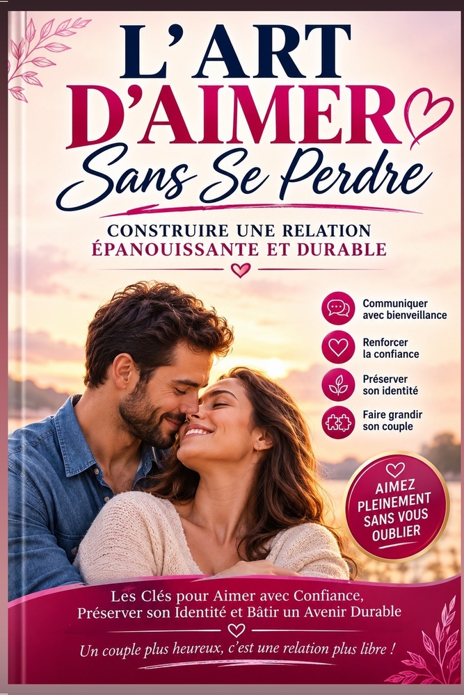 L'Art d'Aimer Sans Se Perdre: Construire une Relation Épanouissante et Durable: Les Clés pour Aimer avec Confiance, Préserver son Identité et Faire Gr cover