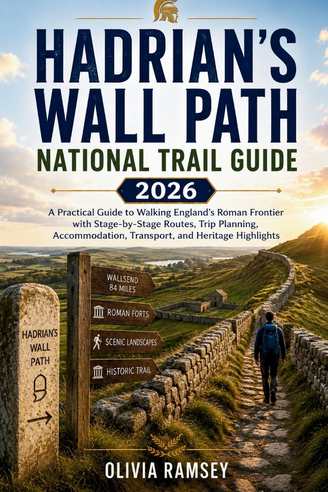 Hadrian's Wall Path National Trail Guide 2026: A Practical Guide to Walking England's Roman Frontier with Stage-by-Stage Routes, Trip Planning, Accomm cover