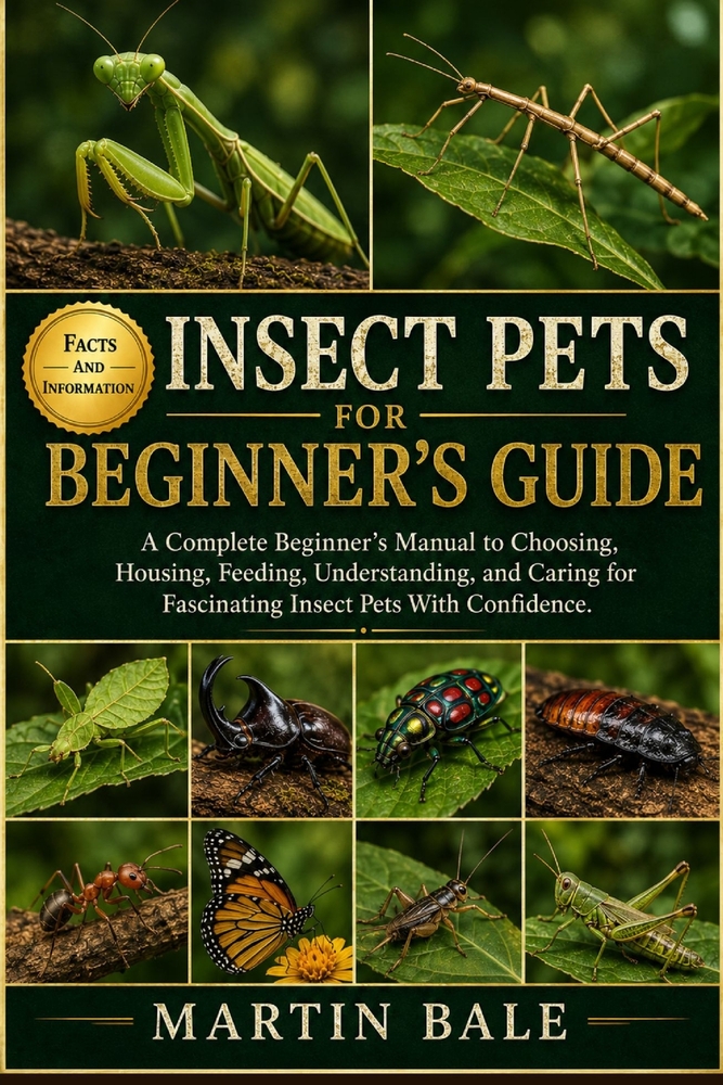 Insect Pets Beginner's Guide: A Complete Beginner's Manual to Choosing, Housing, Feeding, Understanding, and Caring for Fascinating Insect Pets With C cover