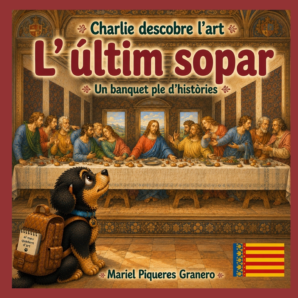 Charlie i L'Últim Sopar. Un banquet ple d' històries: Col-lecció Charlie descobreix l'art. cover