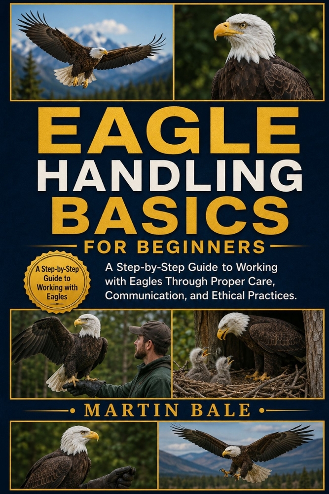 Eagle Handling Basics for Beginners: A Step-by-Step Guide to Working with Eagles Through Proper Care, Communication, and Ethical Practices. cover