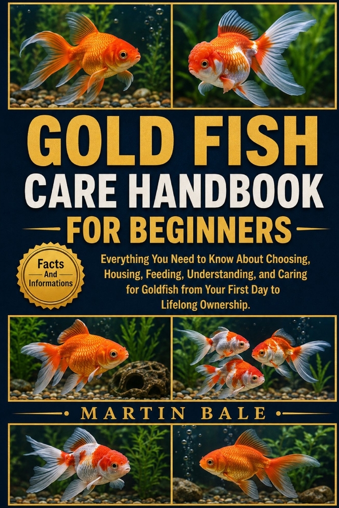 Gold Fish Care Handbook for Beginners: Everything You Need to Know About Choosing, Housing, Feeding, Understanding, and Caring for Goldfish from Your cover