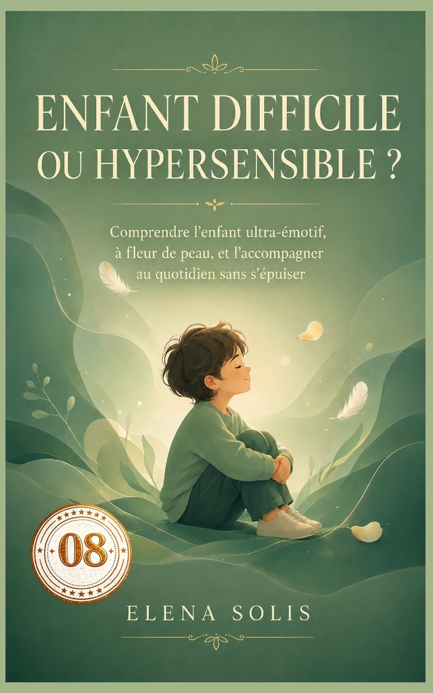 08 Enfant difficile ou hypersensible ?: Comprendre l'enfant ultra-émotif, à fleur de peau, et l'accompagner au quotidien sans s'épuiser cover