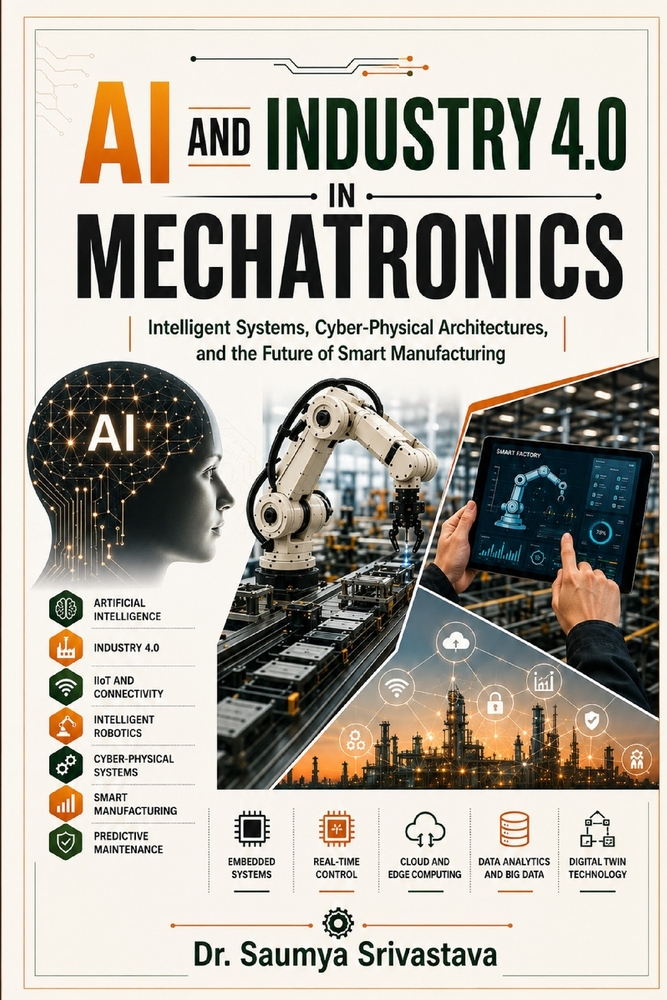 AI and Industry 4.0 in Mechatronics: Intelligent Systems, Cyber-Physical Architectures, and the Future of Smart Manufacturing cover
