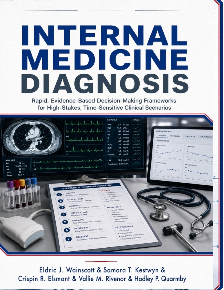 Internal Medicine Diagnosis: Rapid, Evidence-Based Decision-Making Frameworks for High-Stakes, Time-Sensitive Clinical Scenarios cover