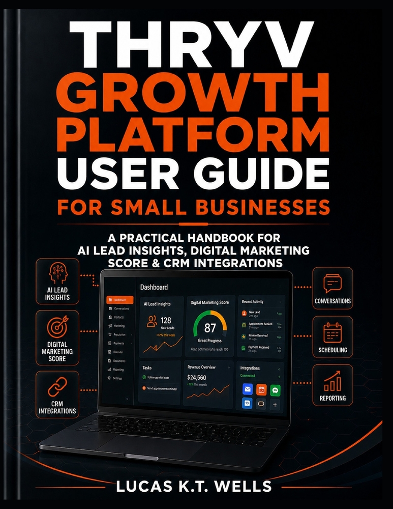 Thryv Growth Platform User Guide for Small Businesses: A Practical Handbook for AI Lead Insights, Digital Marketing Score & CRM Integrations cover