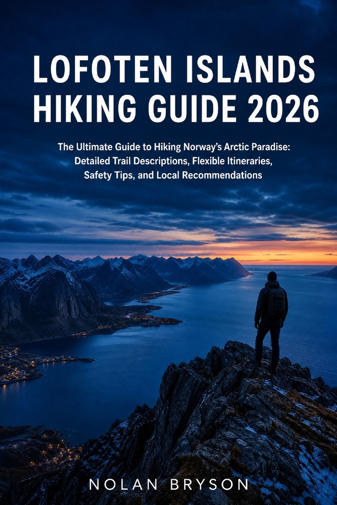 Lofoten Islands Hiking Guide 2026: The Ultimate Guide to Hiking Norway's Arctic Paradise: Detailed Trail Descriptions, Flexible Itineraries, Safety Ti cover