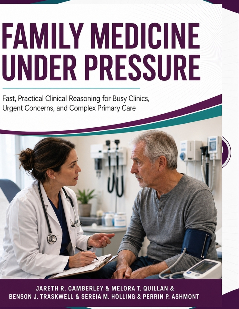 Family Medicine Under Pressure: Fast, Practical Clinical Reasoning for Busy Clinics, Urgent Concerns, and Complex Primary Care cover