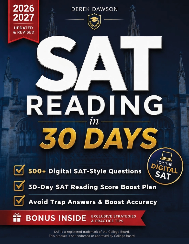 SAT Reading in 30 Days: Beat the Clock & Boost Your Score Proven Time-Management Systems, Trap-Answer Patterns & Digital Practice to Avoid Rushed Answ cover