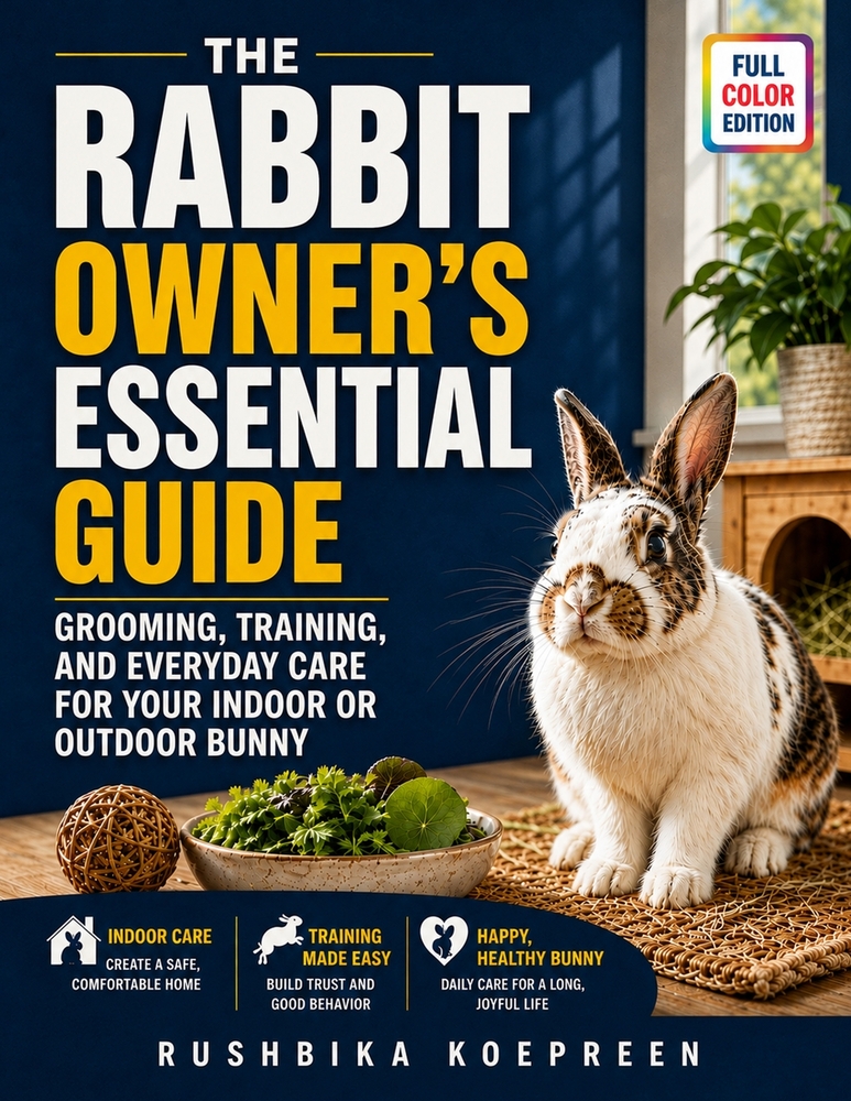 The Rabbit Owner's Essential Guide: Grooming, Training, and Everyday Care for Your Indoor or Outdoor Bunny cover