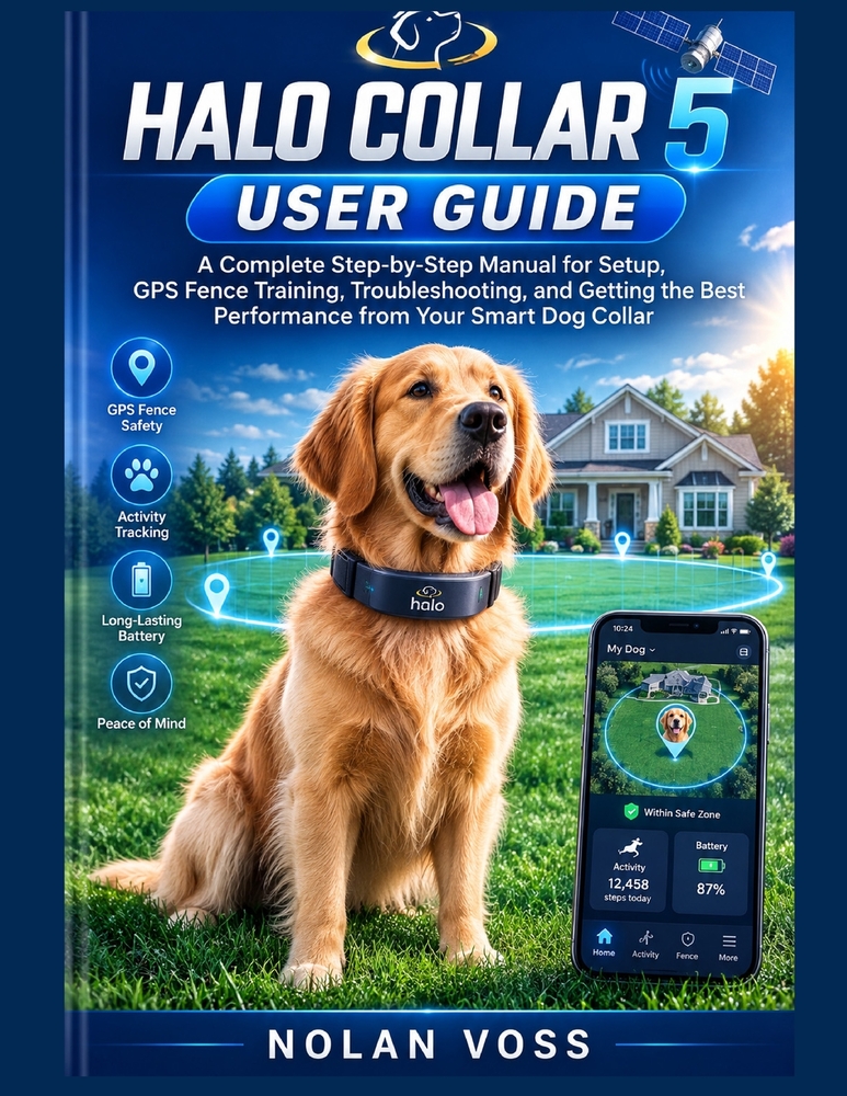 Halo Collar 5 User Guide: A Complete Step-by-Step Manual for Setup, GPS Fence Training, Troubleshooting, and Getting the Best Performance from Your Sm cover
