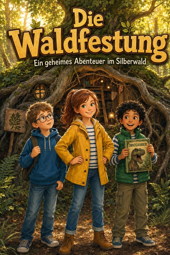 Die Waldfestung: Ein geheimes Abenteuer im Silberwald cover