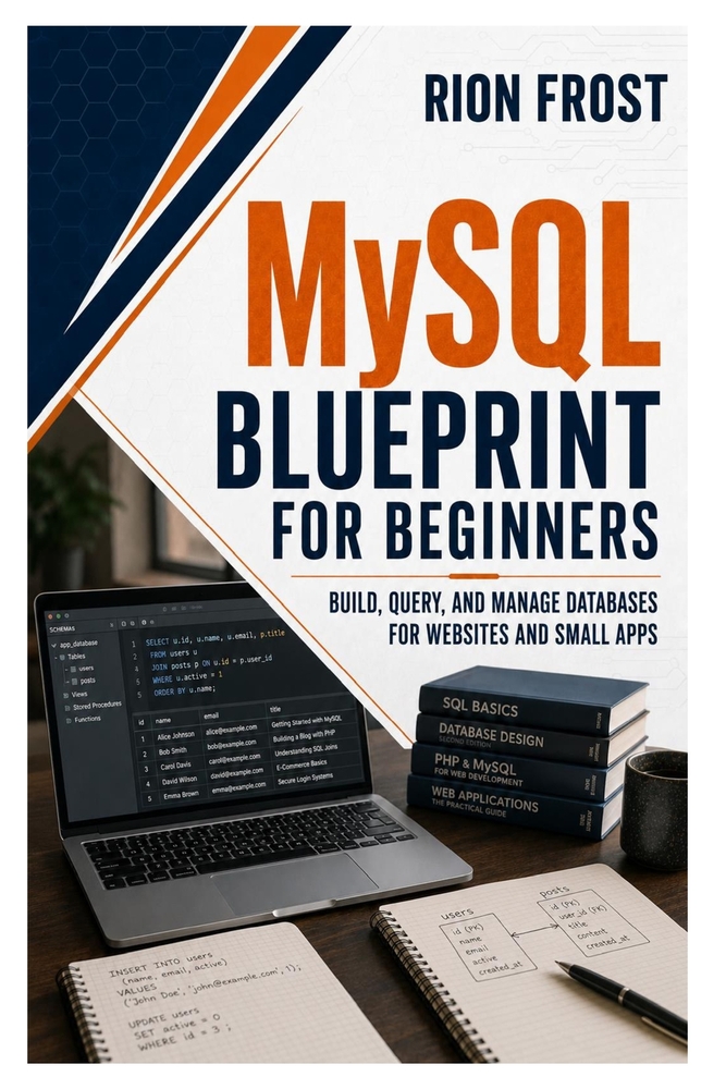 MySQL Blueprint for Beginners: Build, Query, and Manage Databases for Websites and Small Apps cover