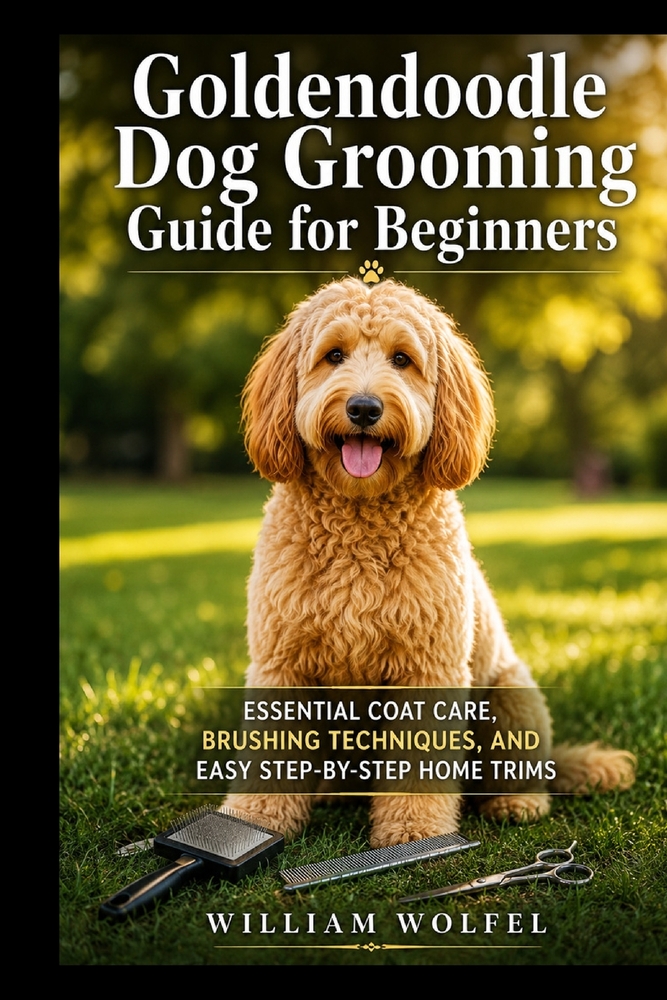 Goldendoodle Dog Grooming Guide for Beginners: Essential Coat Care, Brushing Techniques, and Easy Step-by-Step Home Trims cover