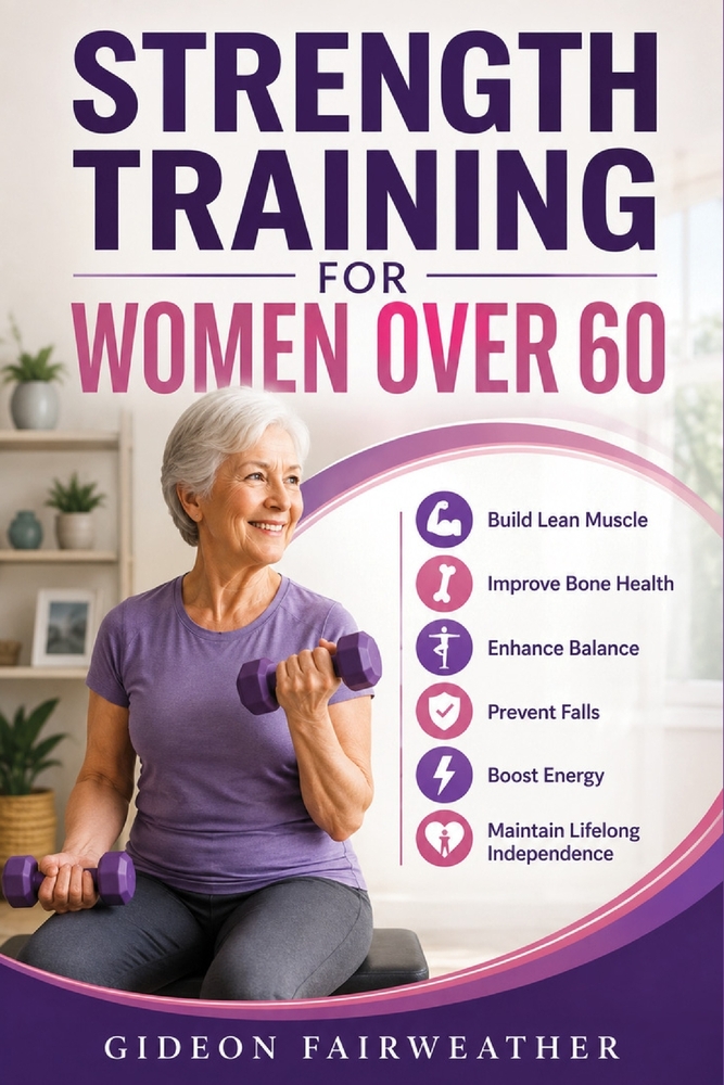 Strength Training for Women Over 60: Build Lean Muscle, Improve Bone Health, Enhance Balance, Prevent Falls, Boost Energy, and Maintain Lifelong Indep cover