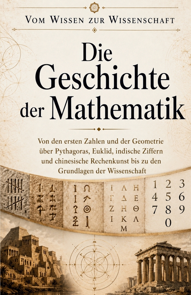 Vom Wissen zur Wissenschaft: Die Geschichte der Mathematik: Von den ersten Zahlen und der Geometrie über Pythagoras, Euklid, indische Ziffern und chin cover
