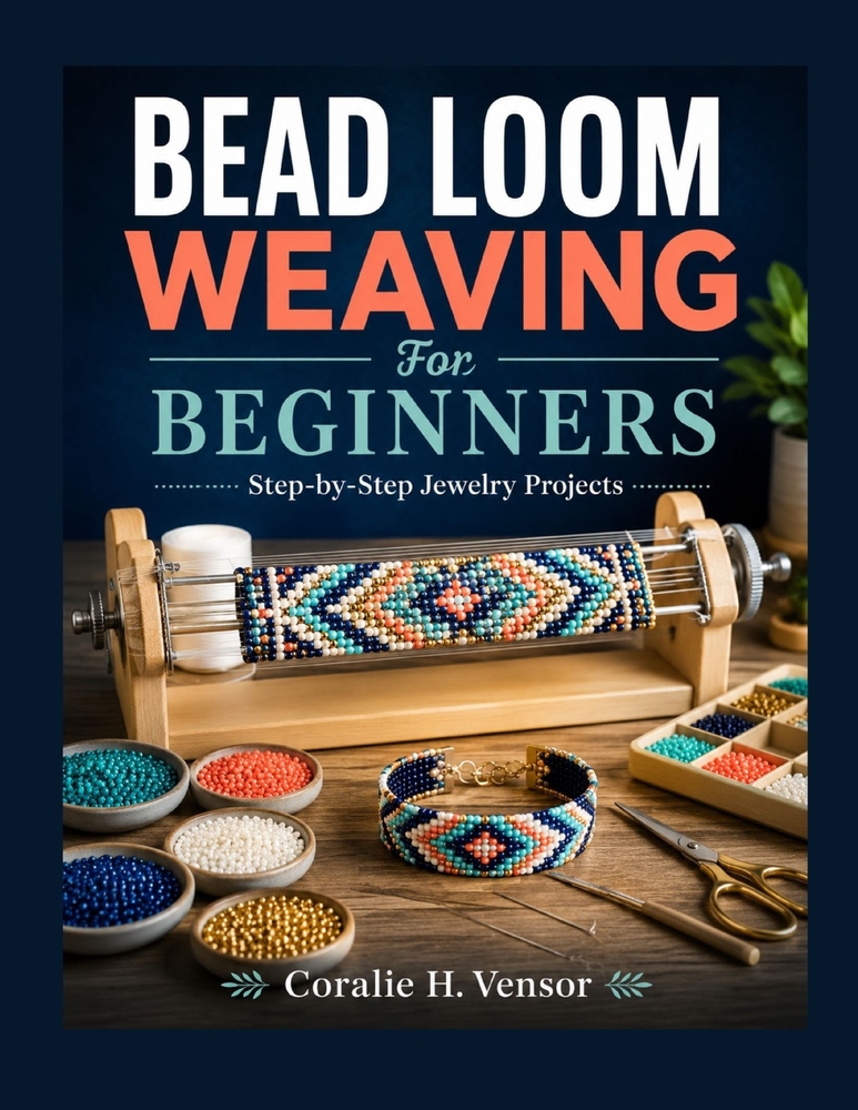 Bead Loom Weaving For Beginners: Step-by-Step Jewelry Projects cover