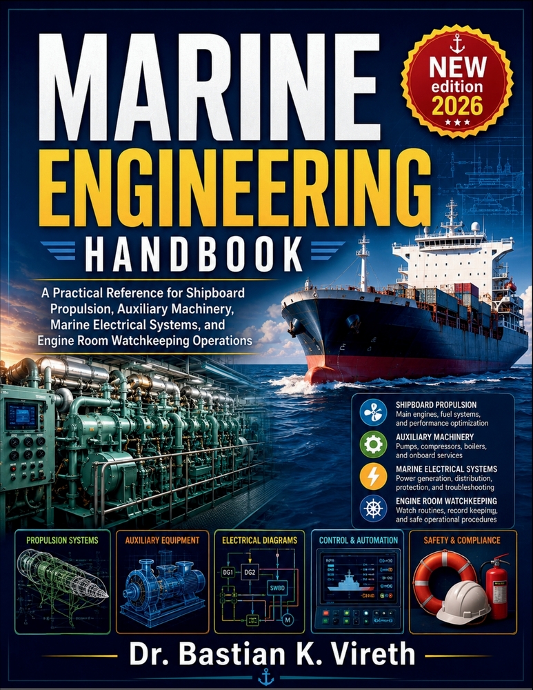 Marine Engineering Handbook: A Practical Reference for Shipboard Propulsion, Auxiliary Machinery, Marine Electrical Systems, and Engine Room Watchkeep cover