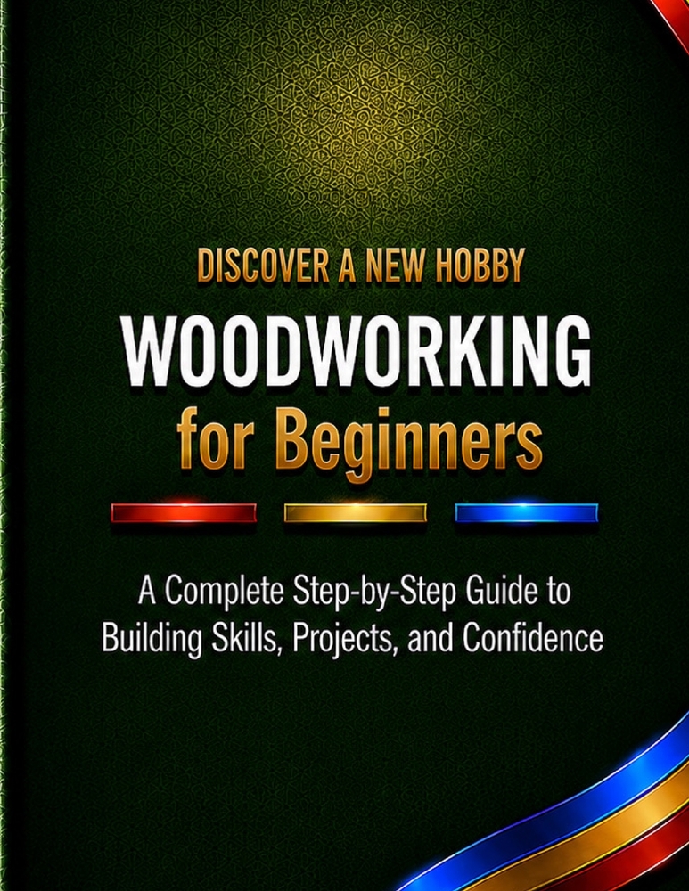 Woodworking for Beginners: A Complete Step-by-Step Guide to Building Skills, Projects, and Confidence cover