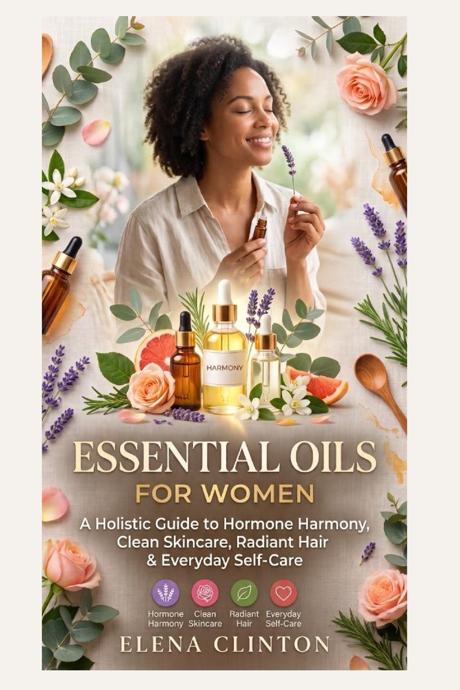 Essential Oils for Women: A Holistic Guide to Hormone Harmony, Clean Skincare, Radiant Hair & Everyday Self-Care cover