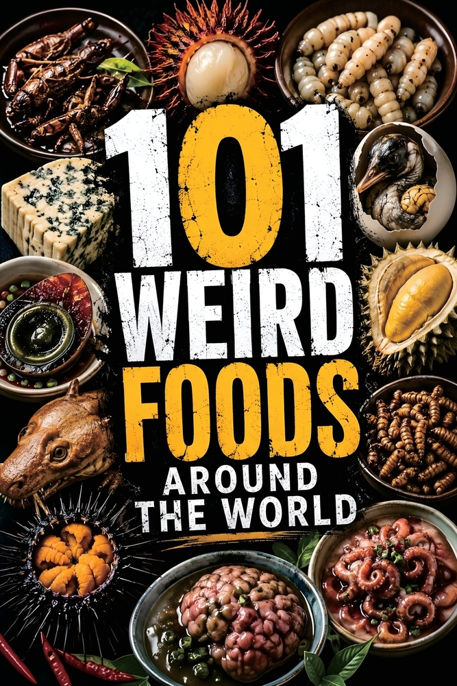 101 Weird Foods Around the World: Strange, Surprising, and Unforgettable Dishes from Every Corner of the Globe cover