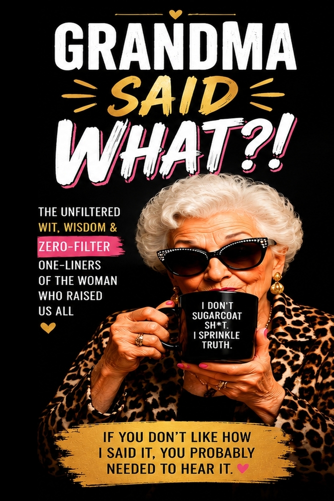 Grandma Said WHAT?!: The Unfiltered Wit, Wisdom & Zero-Filter One-Liners of the Woman Who Raised Us All cover