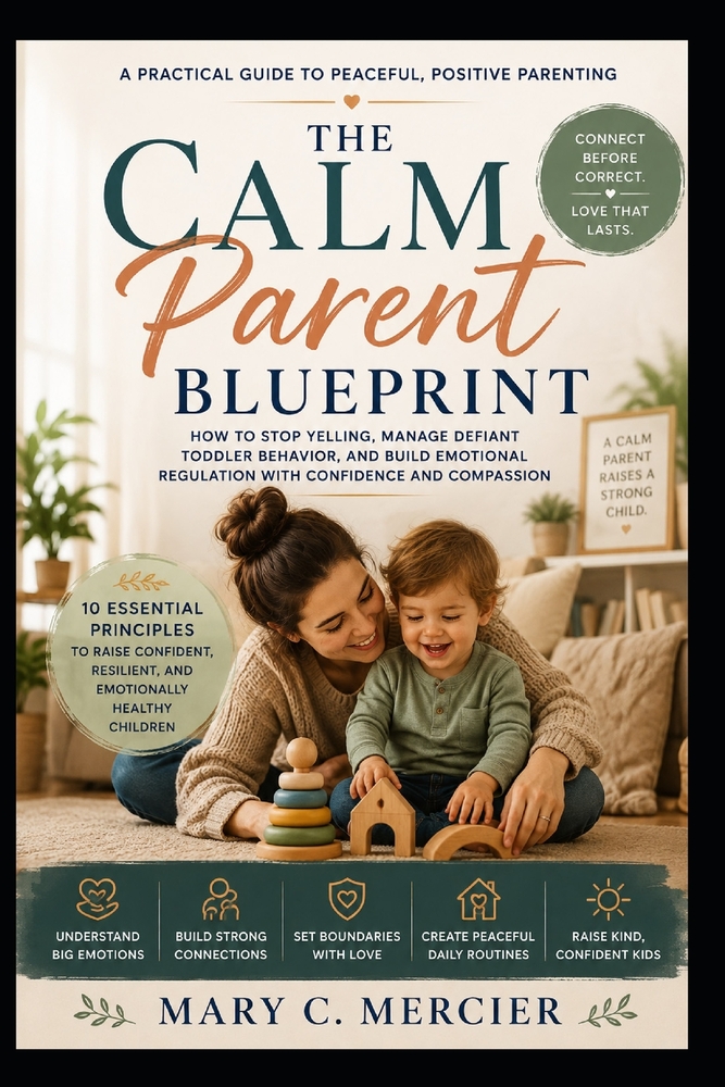The Calm Parent Blueprint: How to Stop Yelling, Manage Defiant Toddler Behavior, and Build Emotional Regulation: A Practical Guide to Peaceful, Positi cover