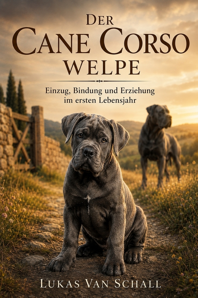 Der Cane Corso Welpe: Einzug, Bindung und Erziehung im ersten Lebensjahr cover