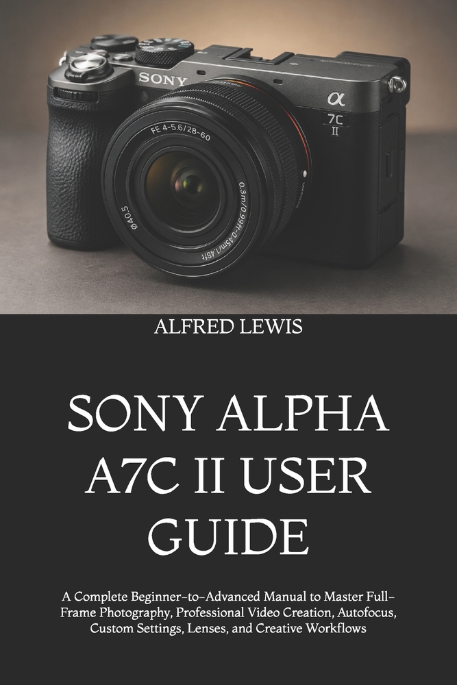 Sony Alpha A7c II User Guide: A Complete Beginner-to-Advanced Manual to Master Full-Frame Photography, Professional Video Creation, Autofocus, Custom cover