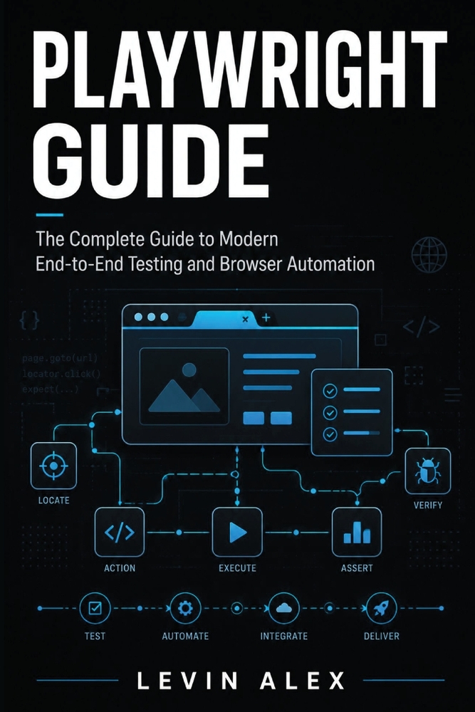 Playwright Guide: The Complete Guide to Modern End-to-End Testing and Browser Automation cover