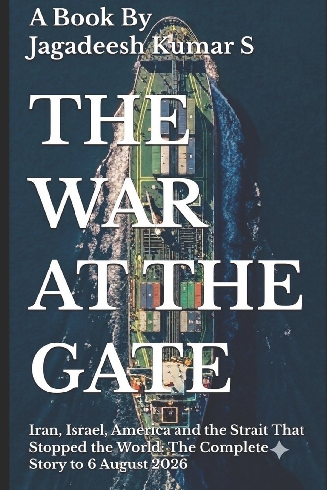The War at the Gate: Iran, Israel, America and the Strait That Stopped the World: The Complete Story to 6 August 2026 cover