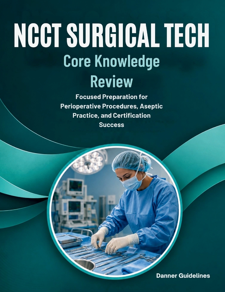 NCCT Surgical Tech Core Knowledge Review: Focused Preparation for Perioperative Procedures, Aseptic Practice, and Certification Success cover