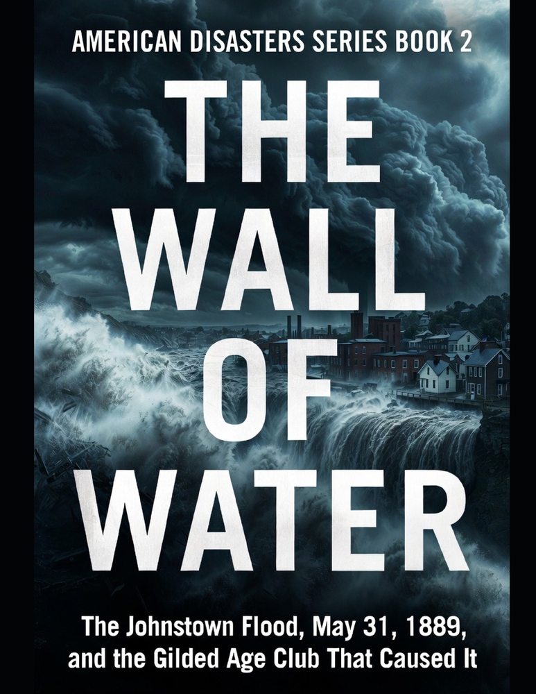 The Wall of Water: The Johnstown Flood, May 31, 1889, and the Gilded Age Club That Caused It Series Name: American Disasters Series Number: Book 2 cover