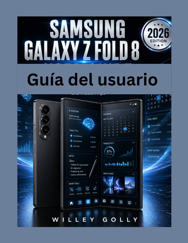 Guía del usuario del Samsung Galaxy Z Fold 8: El manual completo, desde principiante hasta experto, para dominar la configuración, la IA de Galaxy, la cover