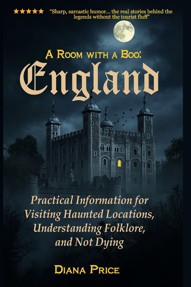 A Room with a Boo England: Practical Information for Visiting Haunted Locations, Understanding Folklore, and Not Dying cover