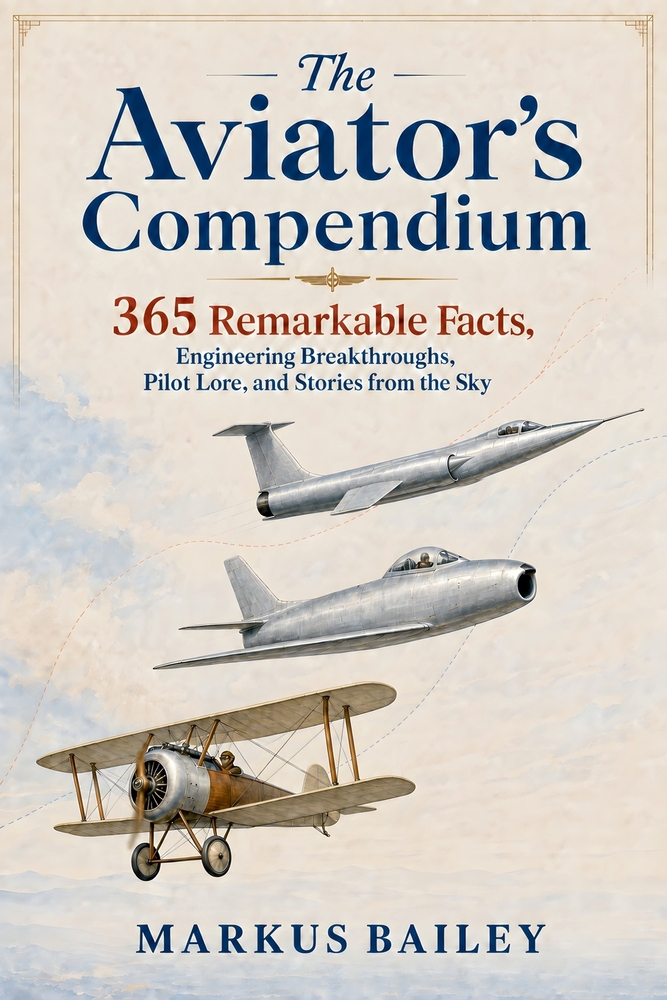 The Aviator's Compendium: 365 Remarkable Facts, Engineering Breakthroughs, Pilot lore, and Stories from the Sky cover