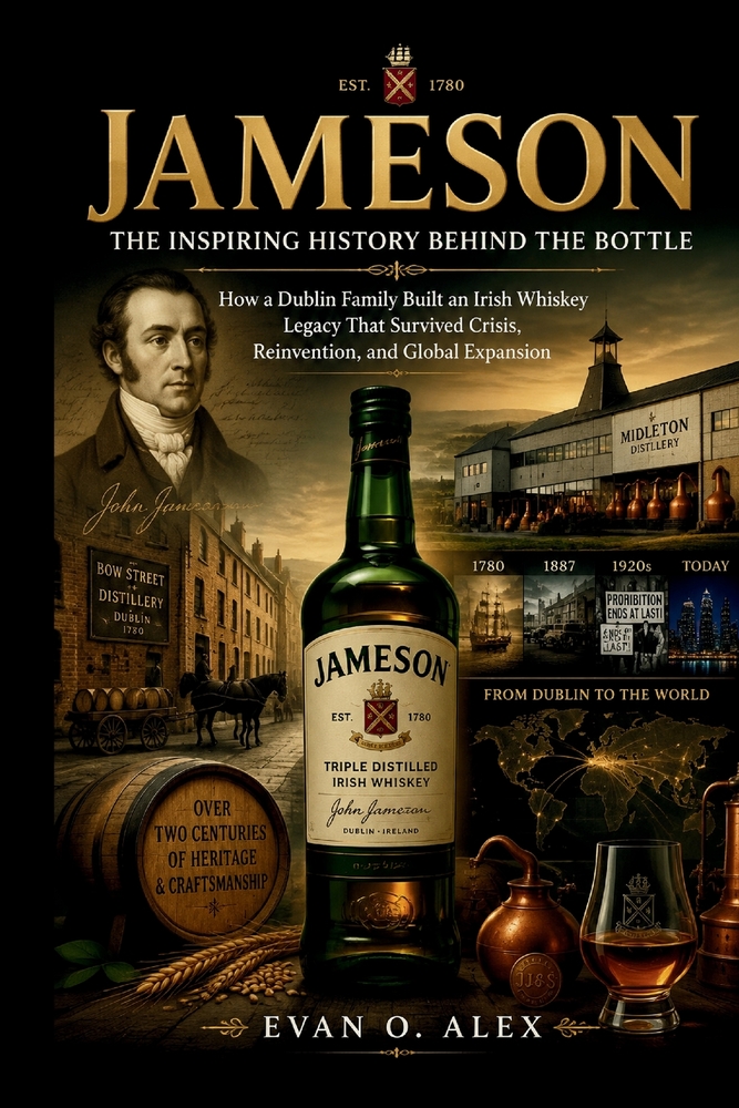 Jameson the Inspiring History Behind the Bottle: How a Dublin Family Built an Irish Whiskey Legacy That Survived Crisis, Reinvention, and Global Expan cover