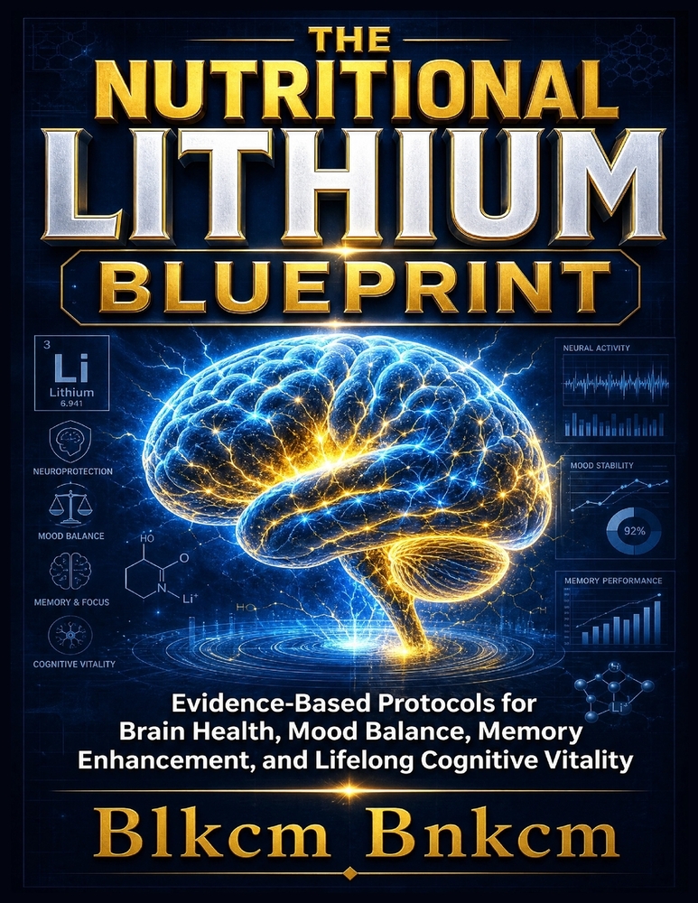 The Nutritional Lithium Blueprint: Evidence-Based Protocols for Brain Health, Mood Balance, Memory Enhancement, and Lifelong Cognitive Vitality cover
