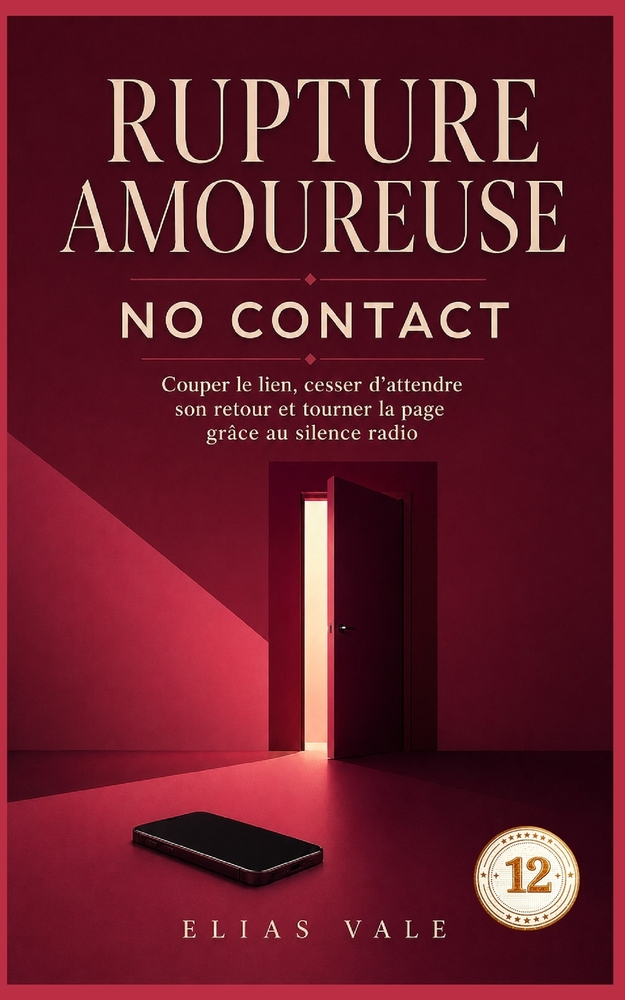 12 Rupture amoureuse: Couper le lien, cesser d'attendre son retour et tourner la page grâce au silence radio cover