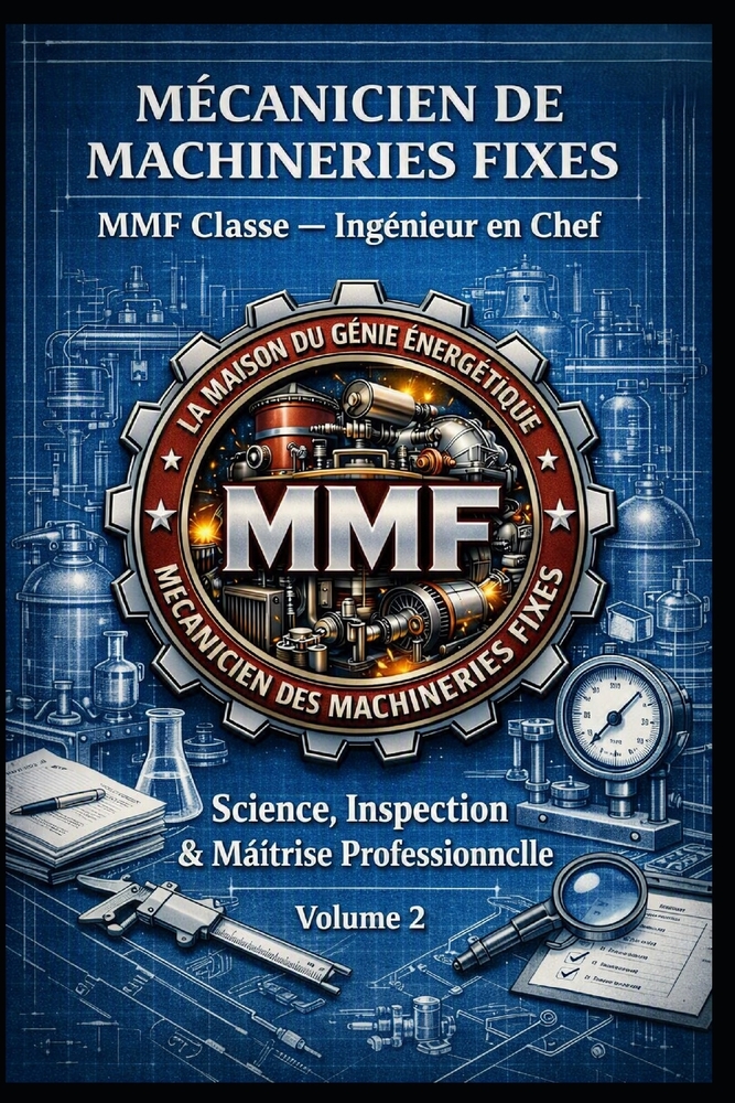 MÉCANICIEN DE MACHINERIES FIXES - MMF Classe - Ingénieur en Chef: Leadership Technique & Ingénierie de Chef - Volume 1 cover