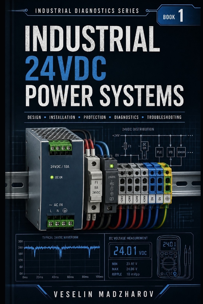 Industrial 24vdc Power Supplies: Voltage Drop, Ground Faults, Distribution and Troubleshooting cover