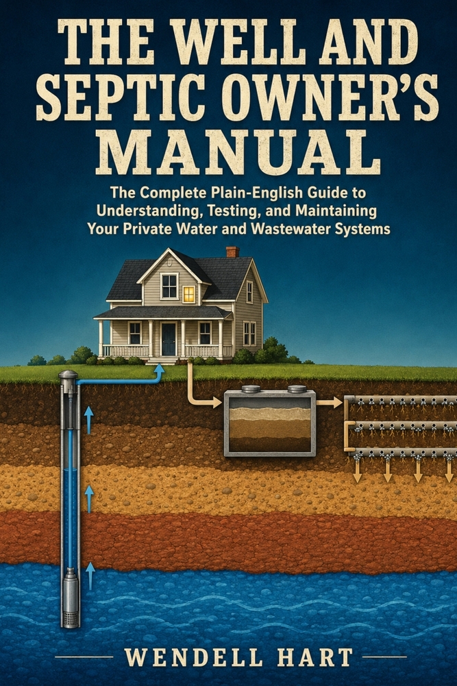 The Well and Septic Owner's Manual: The Complete Plain-English Guide to Understanding, Testing, and Maintaining Your Private Water and Wastewater Syst cover
